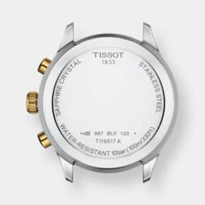 tissot chrono xl classic – bicolor blau 45mm edelstahl