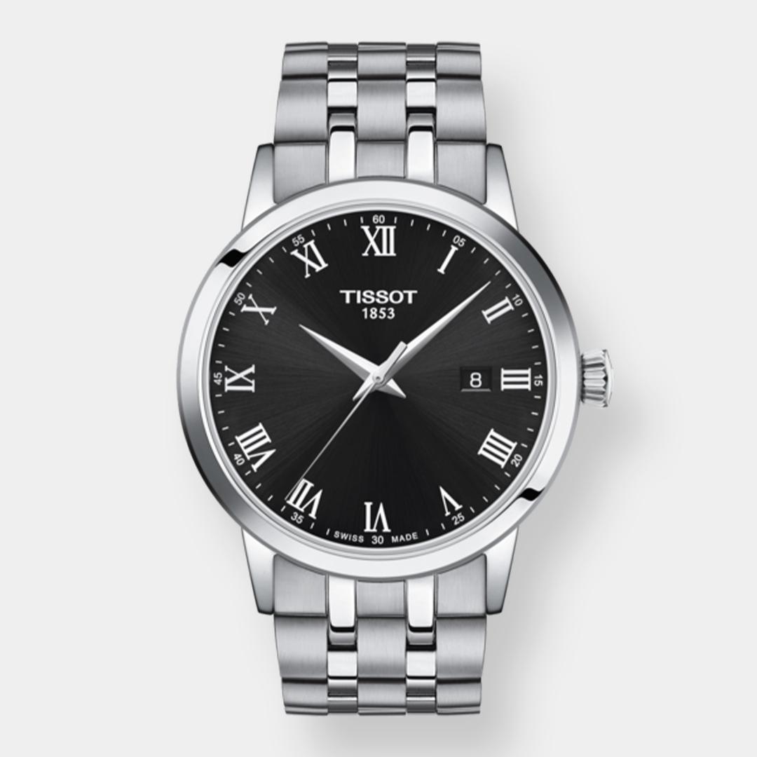 tissot classic dream quarz – schwarz 42mm edelstahl