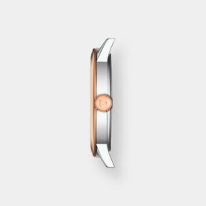 tissot classic dream quarz – weiss 42mm bicolor edelstahl