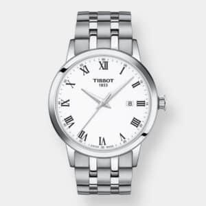 tissot classic dream quarz – weiss 42mm edelstahl