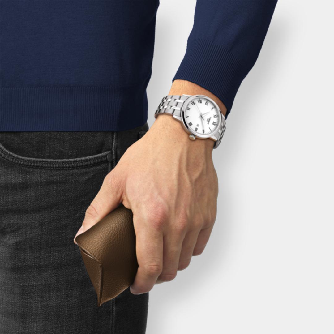 tissot classic dream quarz – weiss 42mm edelstahl