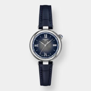 tissot desir quarz – blau 28mm leder