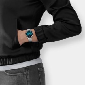 tissot everytime lady quarz – türkis 34mm edelstahl