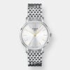 tissot everytime quarz – silber 34mm weiss edelstahl