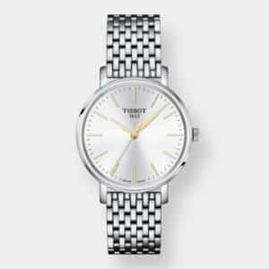 tissot everytime quarz – silber 34mm weiss edelstahl