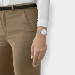tissot everytime quarz – silber 34mm weiss edelstahl