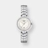 tissot flamingo diamonds quarz – silber 30mm edelstahl
