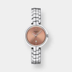 tissot flamingo diamonds – rosé 30mm edelstahl