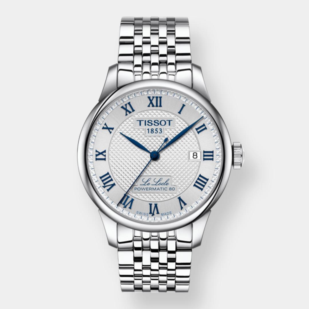 tissot le locle automatik 20th anniversary 39mm silber
