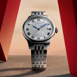 tissot le locle automatik 20th anniversary 39mm silber