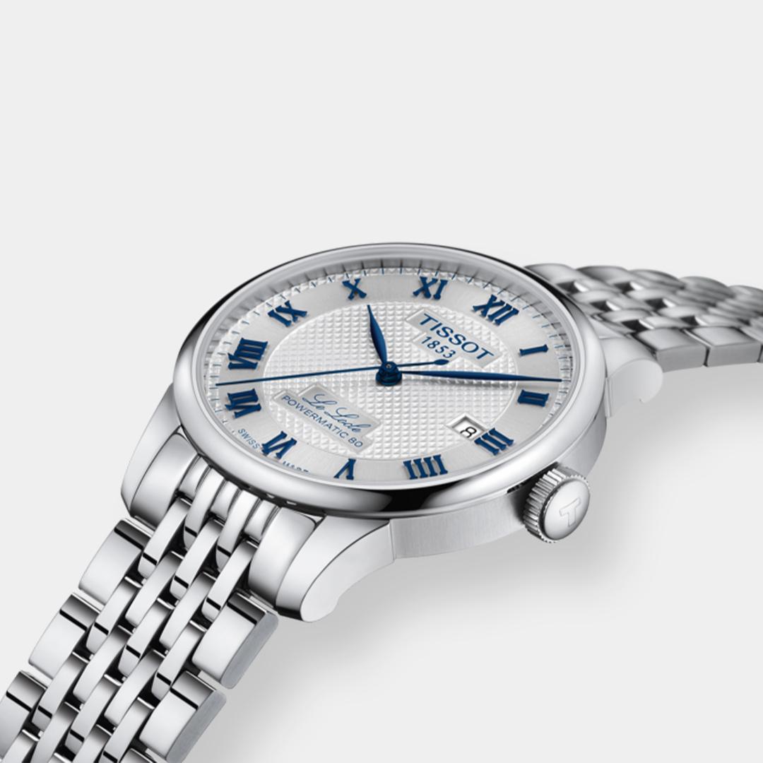 tissot le locle automatik 20th anniversary 39mm silber