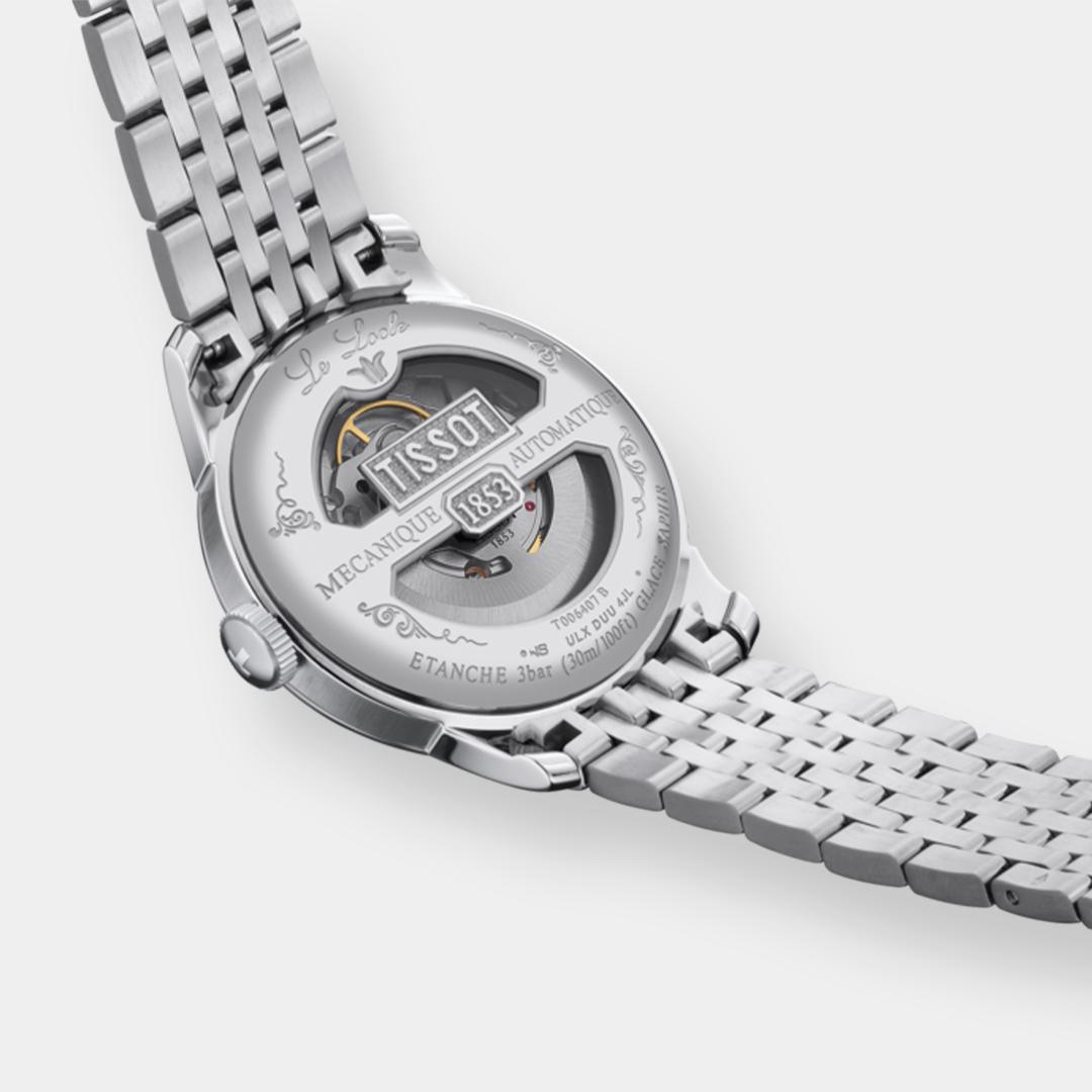 tissot le locle automatik 20th anniversary 39mm silber