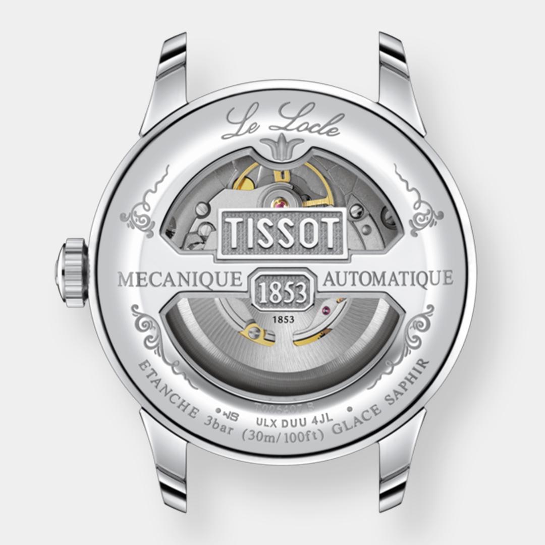 tissot le locle automatik 20th anniversary 39mm silber