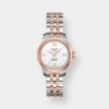 tissot le locle automatik weiß 25mm edelstahl bicolor