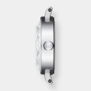 tissot lovely round quarz – silber 20mm perlmutt edelstahl