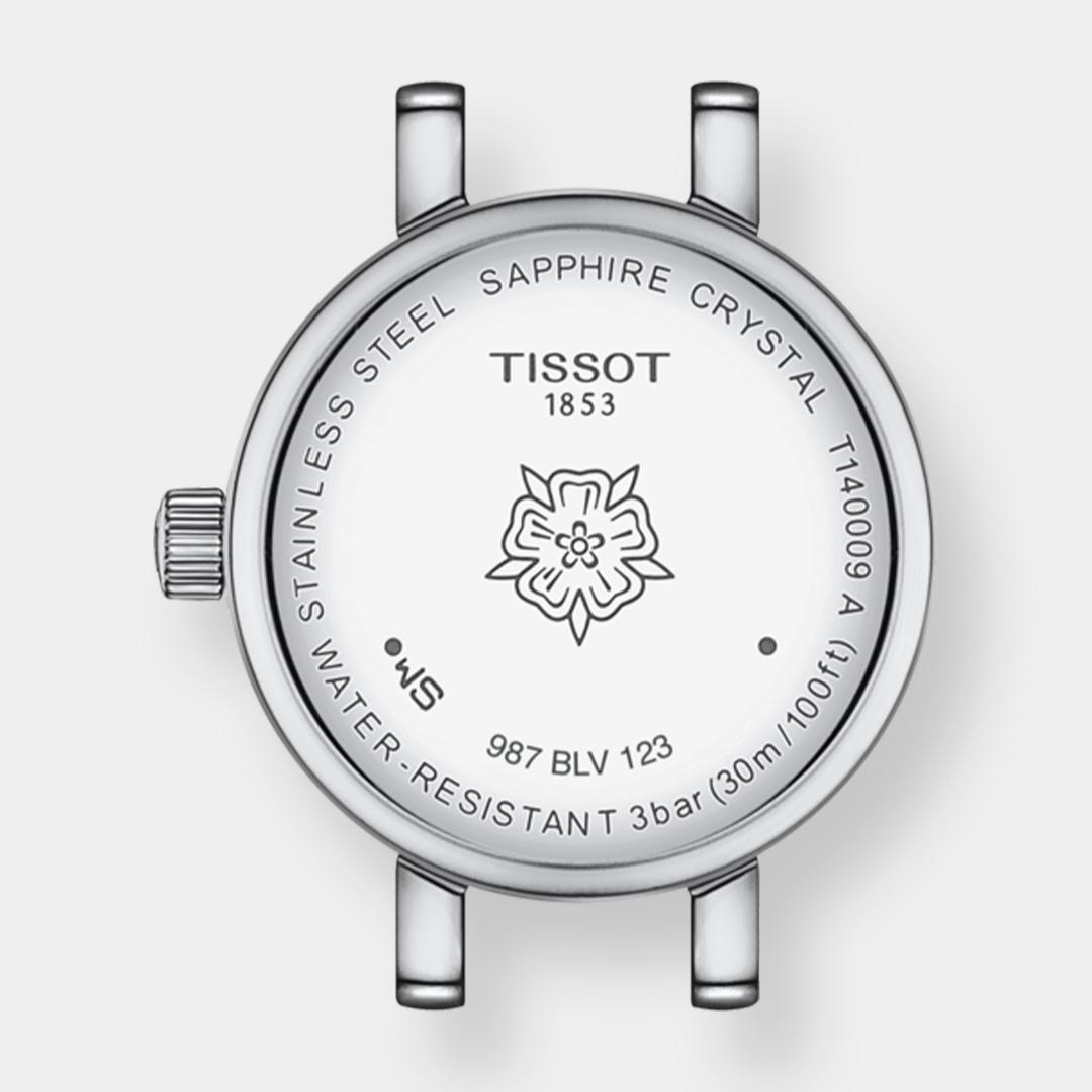 tissot lovely round quarz – silber 20mm perlmutt edelstahl