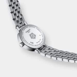 tissot lovely round quarz – silber 20mm perlmutt edelstahl