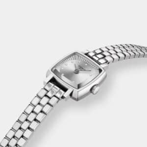 tissot lovely square quarz diamanten – silber 20mm edelstahl