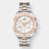 tissot pr 100 chronograph – perlmutt 38mm bicolor edelstahl