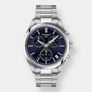 tissot pr 100 chronograph quarz – blau 40mm edelstahl