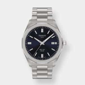 tissot prc 100 solar quarz – blau 39mm edelstahl