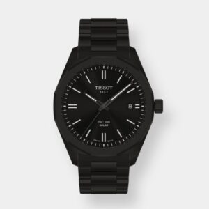 tissot prc 100 solar quarz – schwarz 39mm edelstahl