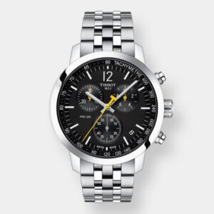 tissot prc 200 chronograph quarz – schwarz 42mm edelstahl