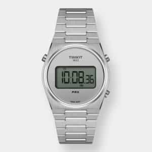 tissot prx 35 digital quarz – silber 35mm edelstahl