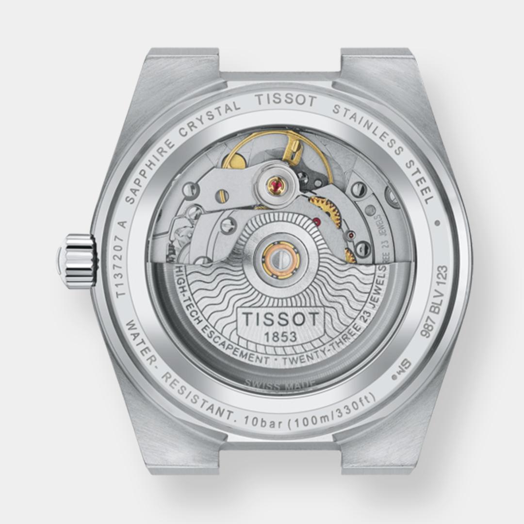 tissot prx 35 powermatic 80 – grün 35mm edelstahl
