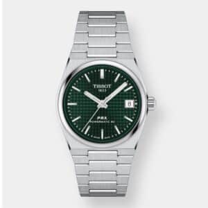 tissot prx 35 powermatic 80 – grün 35mm edelstahl