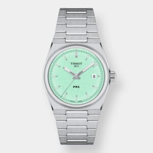 tissot prx 35 quarz – türkis 35mm edelstahl
