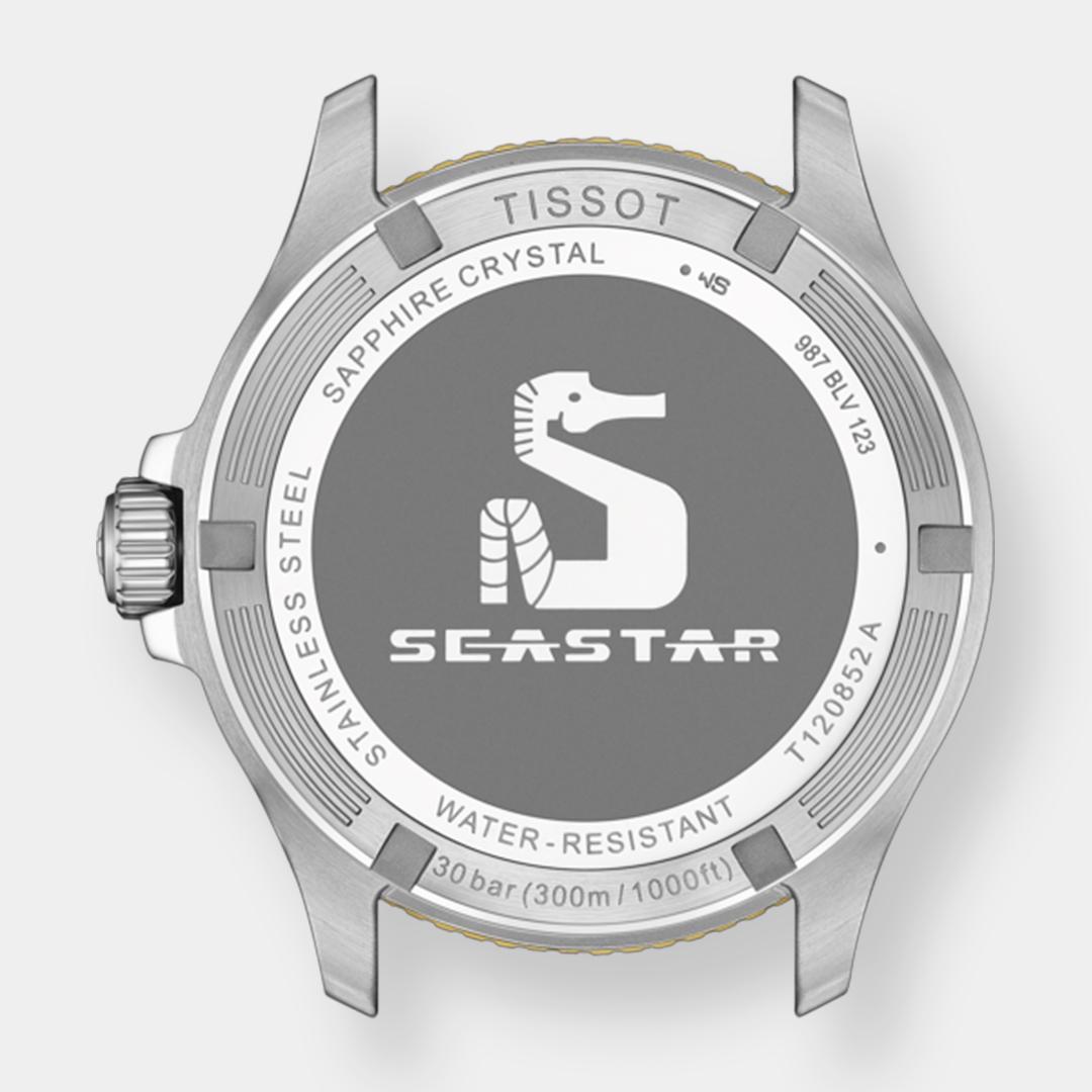 tissot seastar 1000 gmt quarz – bicolor 40mm edelstahl