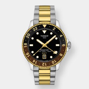 tissot seastar 1000 gmt quarz – bicolor 40mm edelstahl