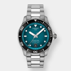 tissot seastar 1000 powermatic 80 – türkis 40mm edelstahl