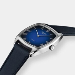 tissot stylist quarz – blau 32mm edelstahl leder