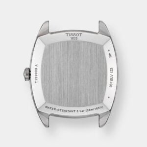 tissot stylist quarz – silber 32mm beige leder