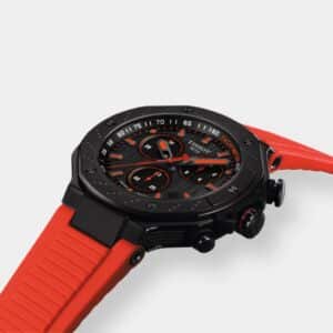 tissot t race chronograph – schwarz 45mm kautschuk rot