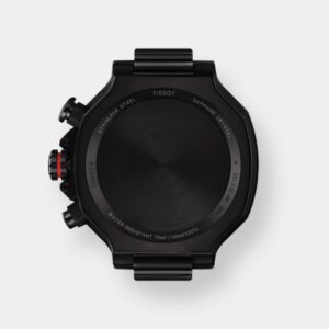 tissot t race chronograph – schwarz 45mm kautschuk rot