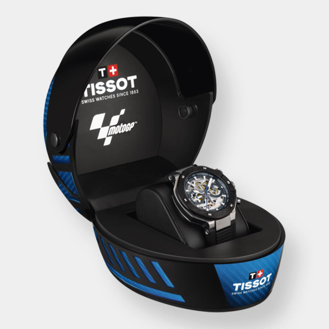 tissot t race motogp skeleton 2025 chrono schwarz 45mm