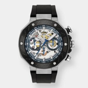 tissot t race motogp skeleton 2025 chrono schwarz 45mm