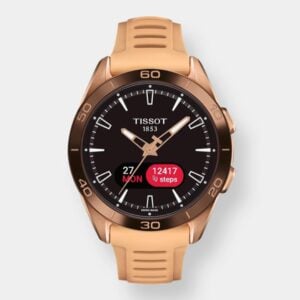 tissot t touch connect sport – beige 43mm titan rosé pvd