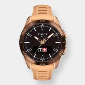 tissot t touch connect sport – beige 43mm titan rosé pvd