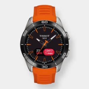 tissot t touch connect sport – orange 43mm titan keramik