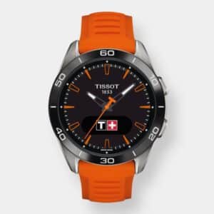 tissot t touch connect sport – orange 43mm titan keramik