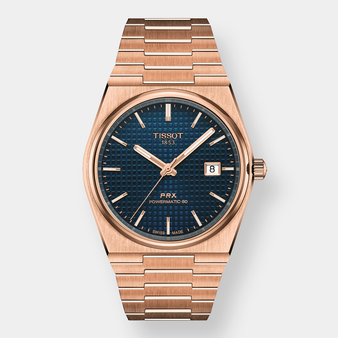 Tissot PRX 40 205 Powermatic 80 – Blau 40mm Rosé Edelstahl