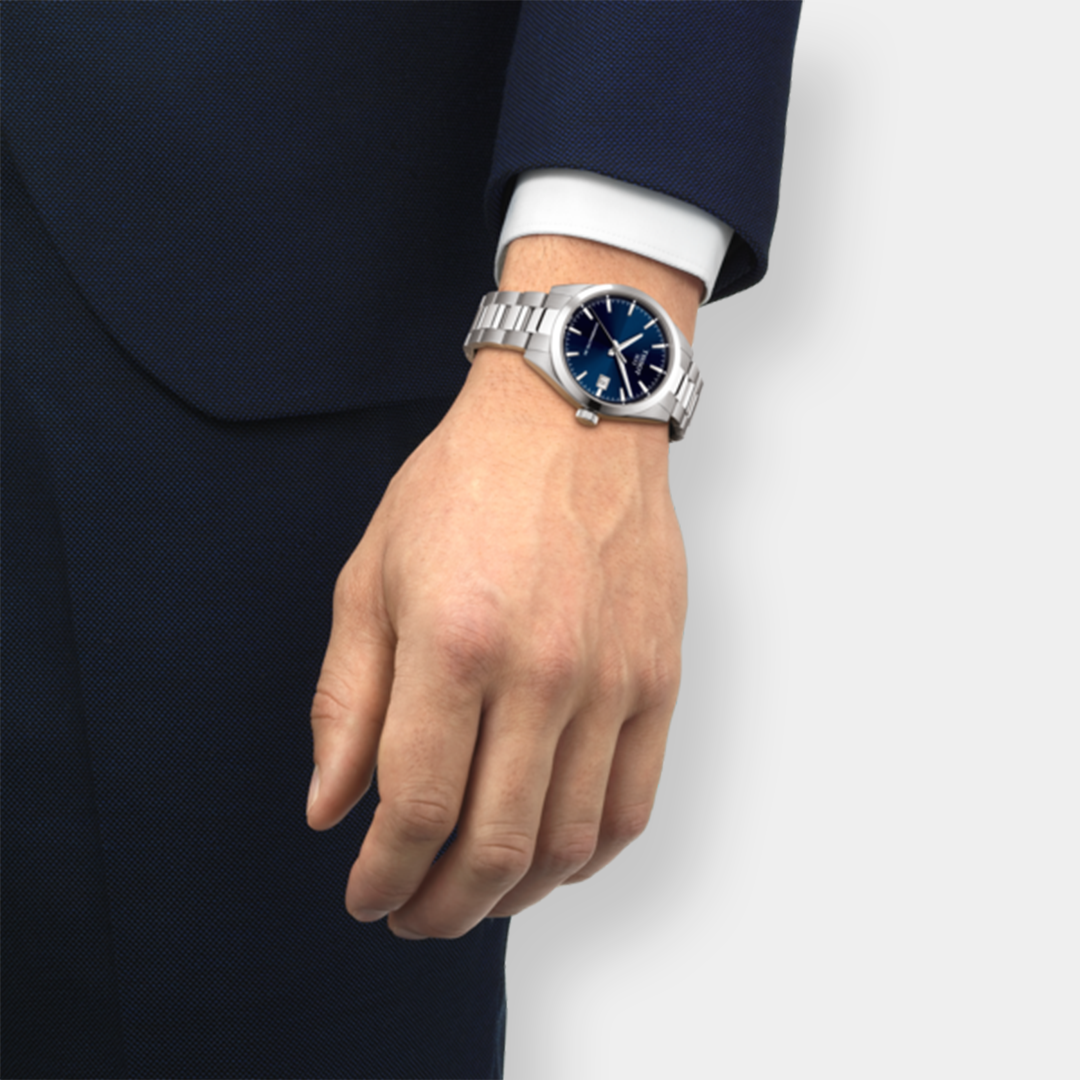 Tissot Gentleman Powermatic 80 – Blau 38mm Edelstahl – Bild 3