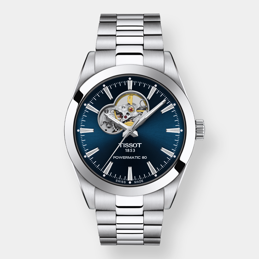 Tissot Gentleman Open Heart Automatic – Blau 40mm Edelstahl
