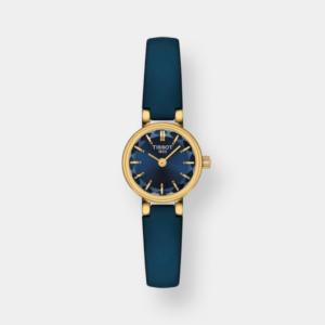 Tissot Lovely Round Quarz – Blau Gold 19.5mm Leder