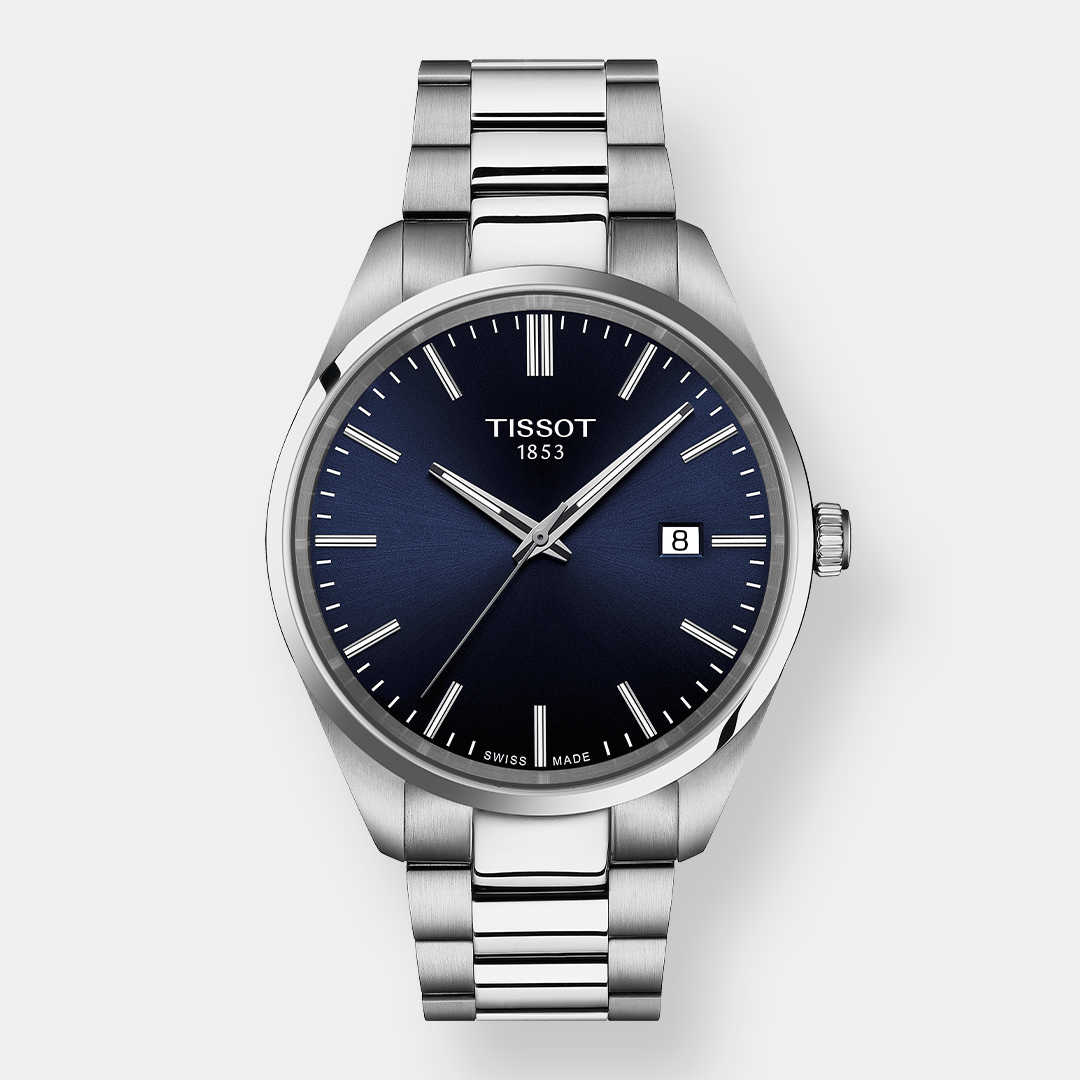 Tissot PR 100 Quarz – Blau 40mm Edelstahl