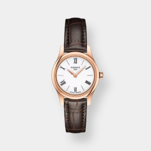 Tissot Tradition 5.5 Lady Quarz - Rosé 25mm Leder